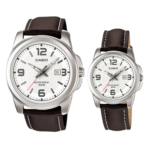 Casio Two-tone Couple Watch | MTP/LTP-1314l-7